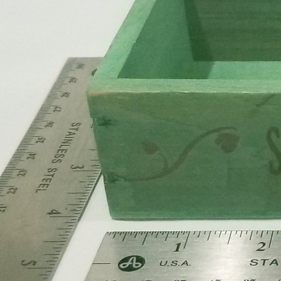 San Francisco Soap Company - Wood Display Box - Faded Green - Picture 9 of 13